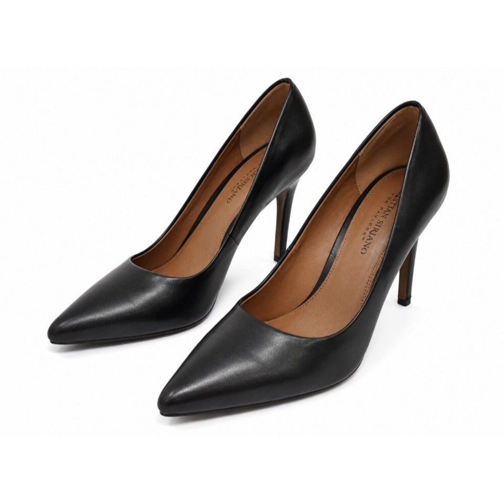 Christian Siriano Black Pointed Toe Stiletto Pumps Women’s 8.5